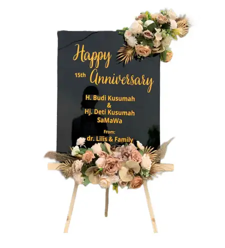 Papan Bunga Akrilik Okbab